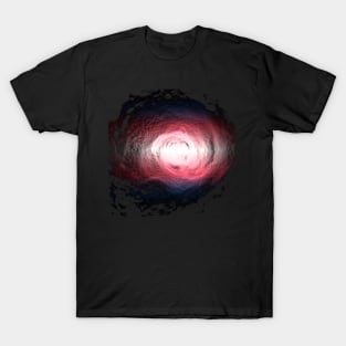 Trans Flag Galaxy Space Stars T-Shirt